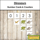 0 to 10 Number Cards and Dinosaur Counters - Preschool Math