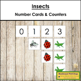 0 to 10 Number Cards and Insect Counters - Preschool Math