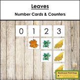 0 to 10 Number Cards and Leaf Counters - Preschool Math