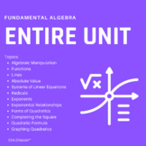 01 - Algebraic Manipulation Unit Bundle
