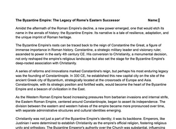 Preview of 02The Byzantine Empire: The Legacy of Rome's Eastern Successor