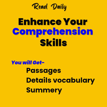 Preview of 03 "Robinson Crusoe"Reading Comprehension Passages and Vocabulary Activities