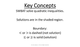 04-10 Quadratic Inequalities Presentation