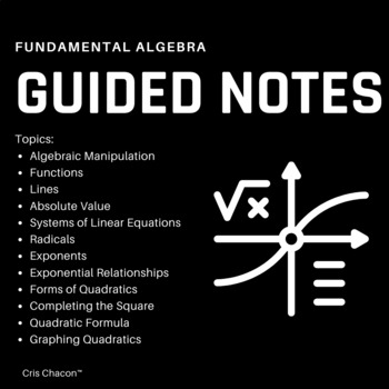 Preview of 04 - Absolute Value Guided Notes Bundle