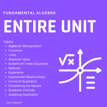 Preview of 05 - Systems of Linear Equations Unit Bundle