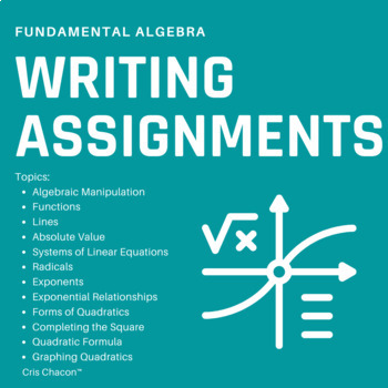 Preview of 05 - Systems of Linear Equations Writing Assignment