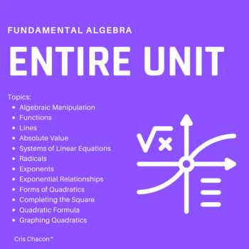 Preview of 07 - Exponents Unit Bundle