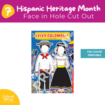 Preview of 07 Face in Hole Cut Out - Poster - Hispanic Heritage Month