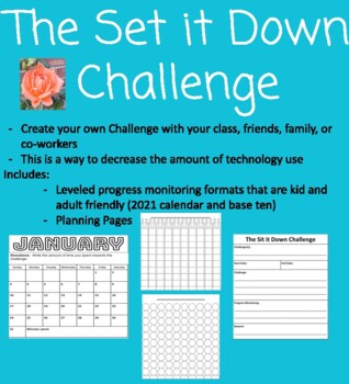 Preview of The Set it Down Challenge