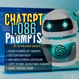 1,086 ChatGTP Prompts 1st Through 6th Grade Teachers Bundle