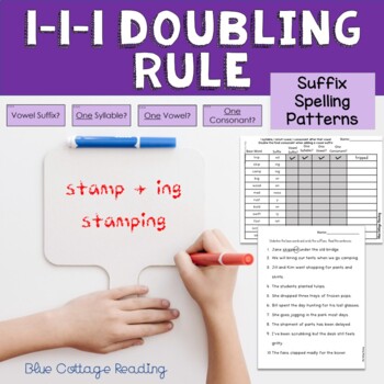 Preview of 1 1 1  Doubling Rule - Suffix Spelling Rule - Orton Gillingham