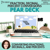 Fraction, Decimal, and Percent Conversions Pear Deck - Goo