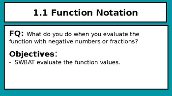 Preview of 1.1 Function Notation (Slide Deck)