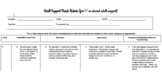 1:1 or Shared Adult Support Rubric (special education form