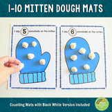 1-10 Mittens Counting Playdough Mats