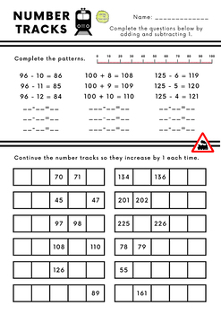 1 / 10 More Than or Less Than Worksheet Activity by Saving The Teachers