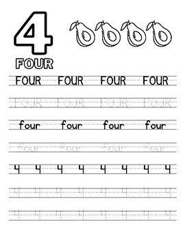 1-10 Number tracing preschool worksheet printable, worksheet activity ...