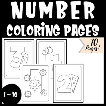 Color by Number Fall Coloring Pages, Numbers 1-10 Recognition, Morning  Work