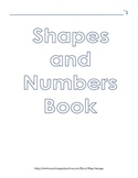 1-10 Shapes and Counting Book. Common Core Aligned!