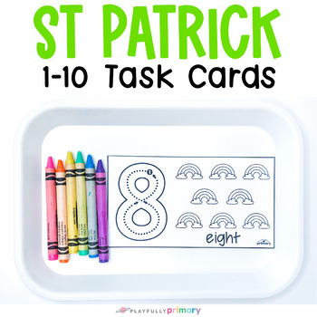 Preview of 1-10 Task Cards - St Patrick's Day