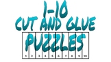 1-10 cut and paste puzzles