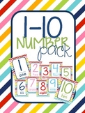 1-10 number pack PLUS flashcards
