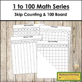 Numbers 1 to 100 Math Series (Counting, 100 Board, Skip Counting)