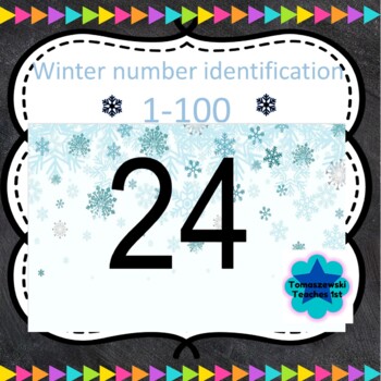 Preview of 1-100 Winter number recognition
