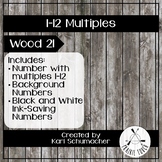 1-12 Multiples Posters - Wood 21