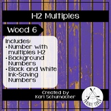 1-12 Multiples Posters - Wood 6