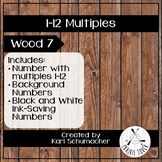 1-12 Multiples Posters - Wood 7