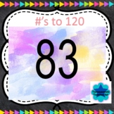 1-120 number recognition slides