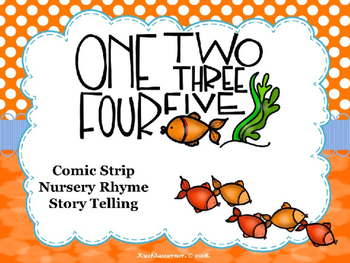 Preview of 1, 2, 3, 4, 5....Fish Alive - Comic Strip Nursery Rhyme Story Telling - PPT Ed.