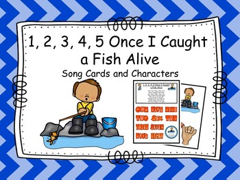 1, 2, 3, 4, 5, Once I Caught a Fish Alive song sheet (SB10735) - SparkleBox