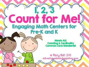 Preview of 1 2 3, Count with Me! - Math Centers and So Much More {Common Core Aligned}