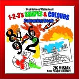 1-2-3, SHAPES & COLOURS, First Nations, Indigenous,Six Nat
