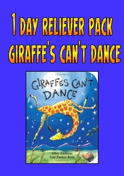 Preview of Reliever / Substitute Teacher Pack "Giraffe's Can't Dance".