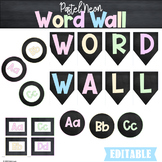 Word Wall Pastel Neon Classroom Decor