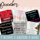 December Social Media Images For Teachers & Teacherpreneur