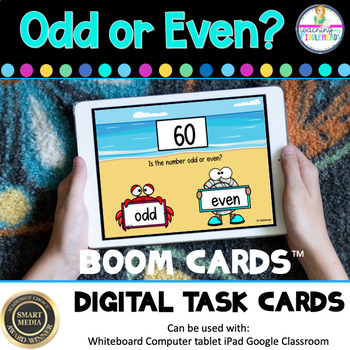 Preview of Odd or Even Digital Boom Task Cards