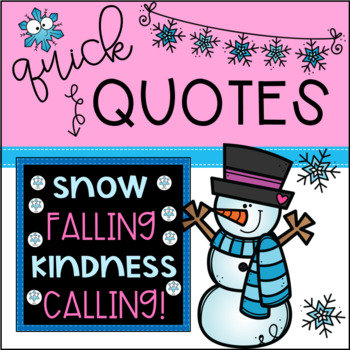 Preview of Kindness Bulletin Board | Winter Bulletin Board | EDITABLE Snowflake Cut-Outs