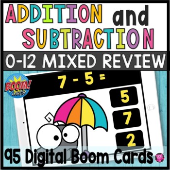 Preview of Addition and Subtraction to 20 Digital Fact Fluency Math Practice Activities