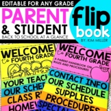 Back to School EDITABLE Letter Flipbook | Meet the Teacher