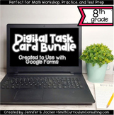 Eighth Grade Math Digital Task Card Bundle | Perfect for D