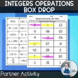 1/2 OFF 24 HRS Integer Operations Box Drop TEKS 6.3c 6.3d 