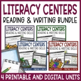 Literacy Centers Unit Bundle | Reading & Writing Skills | 