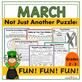 March: Not Just Another Puzzle Activities Grades 2-3