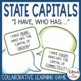 States and Capitals I Have Who Has Game | Activity | Printable