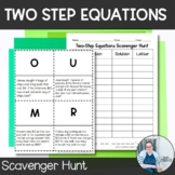 1/2 OFF 24 HRS Two Step Equations Scavenger Hunt TEKS 7.10
