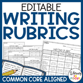 Writing Rubrics | Editable | 5 Types of Writing!!